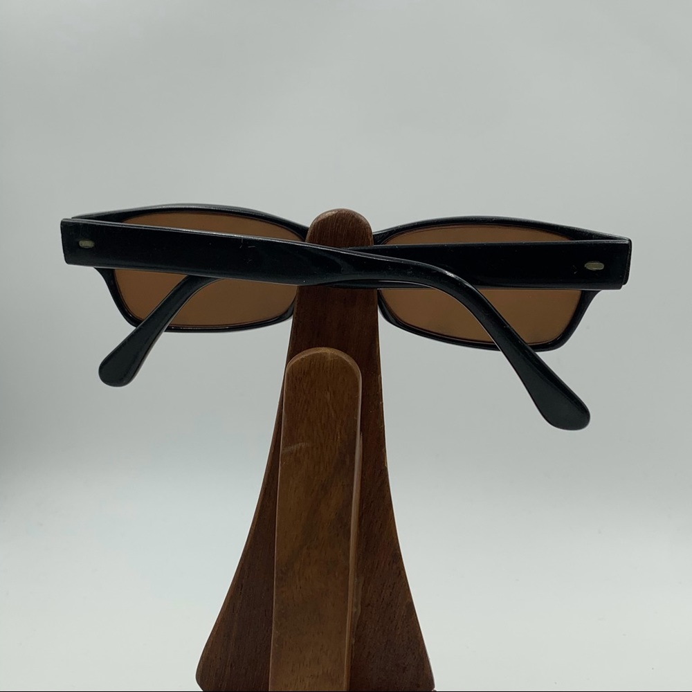 Vintage Black Oval Sunglasses Frames - Picture 4 of 7